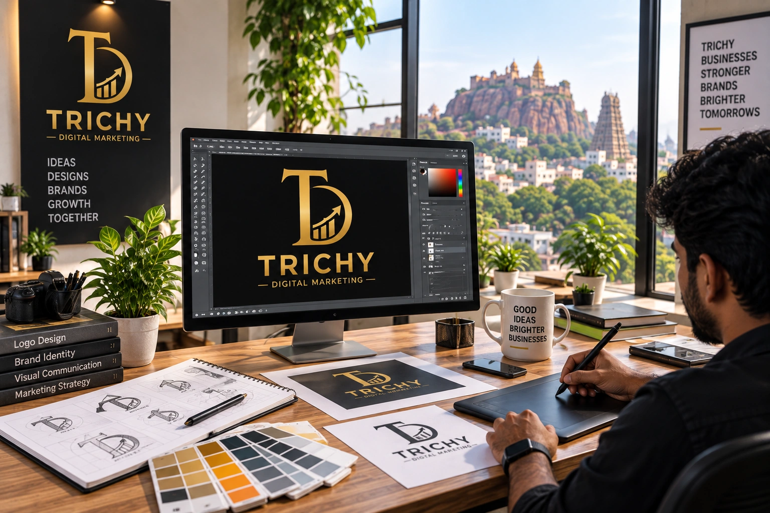 Professional logo design for businesses in Trichy